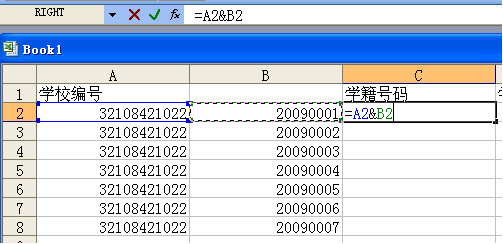 WPS表格教程：如何快速输入大量超长学籍号码？