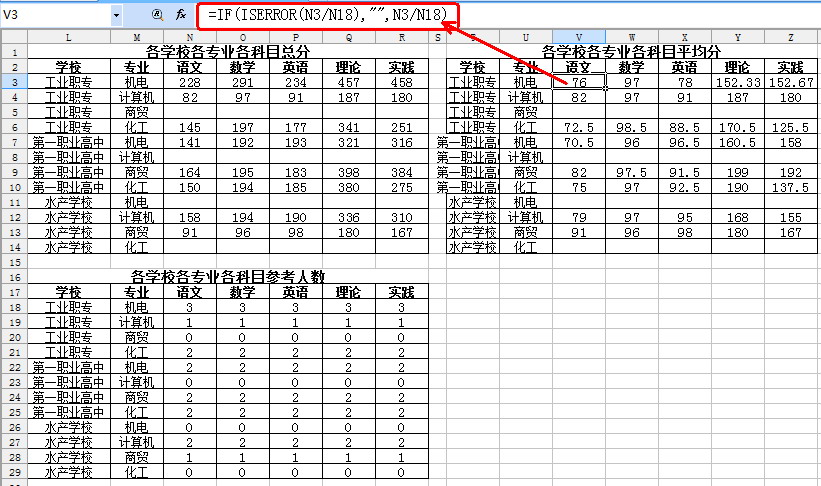 wps表格教程：用ET表格巧妙解决多条件下的成绩统计