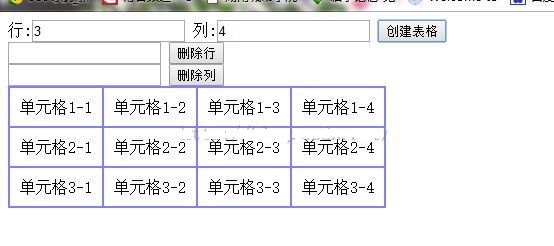 JavaScriptζ̬table