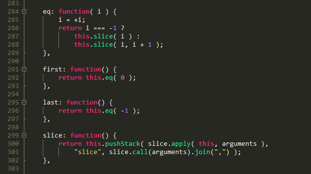 ǳ̸jQueryж.eq().first().last().slice()