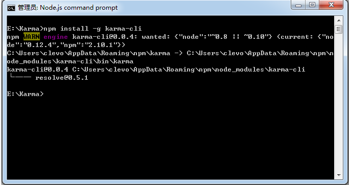 JavaScriptԹ֮Karma-Jasmineİװʹ