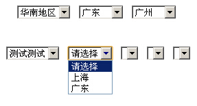 JSʵֶ༶Select˵Ч