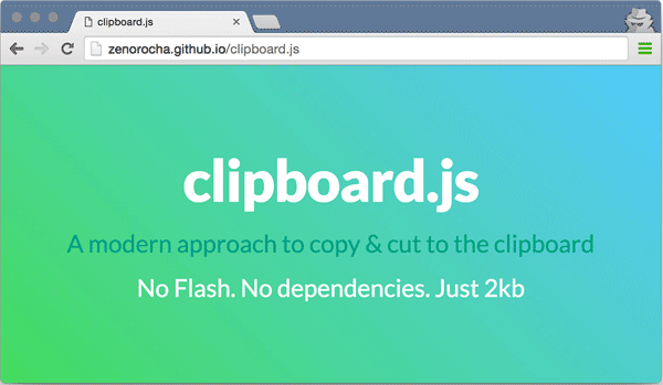 Clipboard.js FlashJavaScriptճ