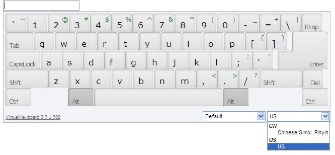 ԻĹǿJquery(VirtualKeyboard)