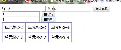 JavaScriptζ̬table
