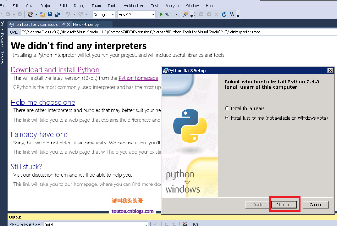WindowsPyCharmVisual StudioʼPython