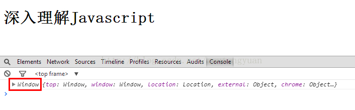 Javascript window