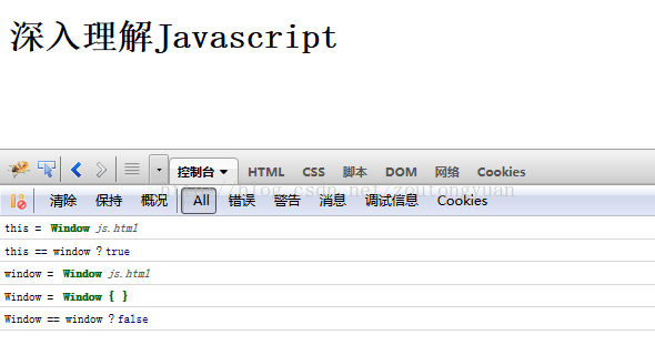 Javascript window
