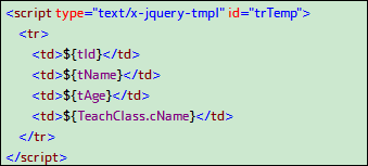 jQuery插件Tmpl的简单使用方法