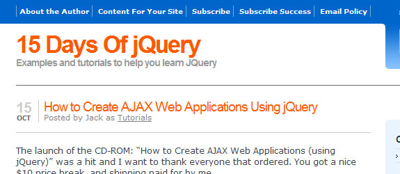 8ѧϰ jQuery վ Ƽղ