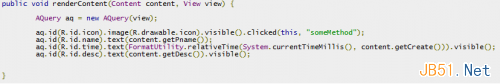 AndroidеjQuery:AQuery