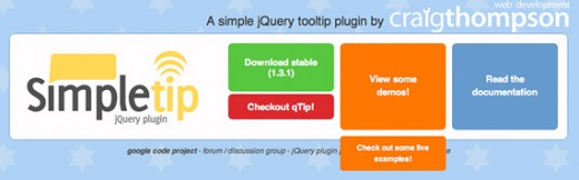 25个优雅的jQuery Tooltip插件推荐