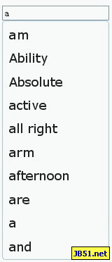 jQuery UI AutoComplete ԶʹС