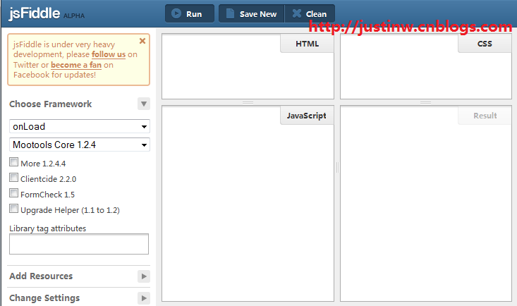 JavaScript jsFiddle JSBinߵ