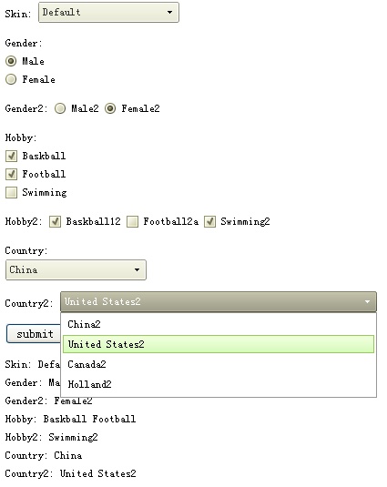 LazyForm jQuery plugin CheckBox RadioSelect