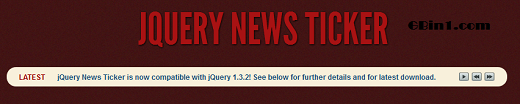 jQuery News Ticker jQueryļʱչʾ