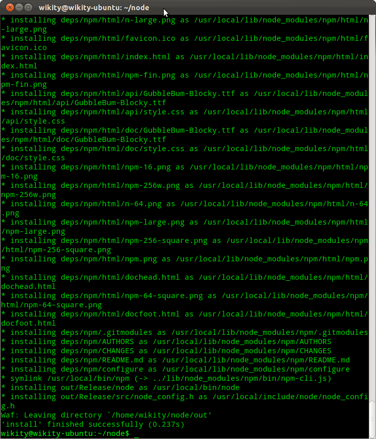 Ubuntu 11.10 װNode.jsķ