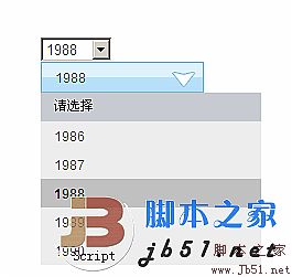 selectѡʵִ(js+css+ͼƬ)