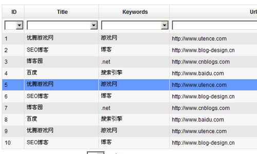 jquery+ashxˢGridViewʾ(ʵַҳ򡢹˹)