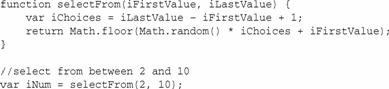 Javascript Math