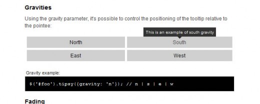 25个优雅的jQuery Tooltip插件推荐