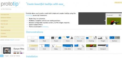 25个优雅的jQuery Tooltip插件推荐