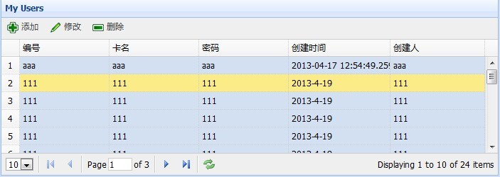 Jquery EasyUIӣ޸ģɾѯȻ