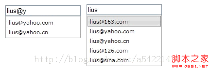 jQuery UI ʵemailʾʵ