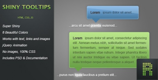 25个优雅的jQuery Tooltip插件推荐