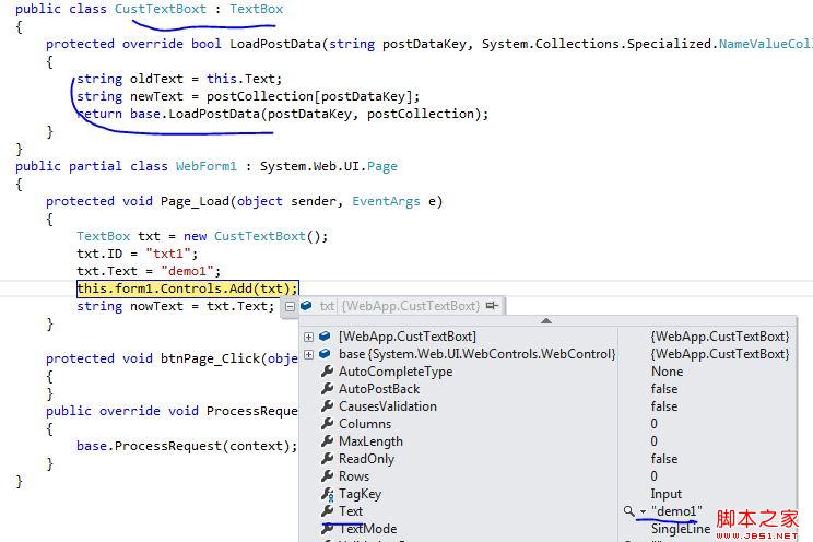 asp.net ̬TextBoxؼ״̬μ