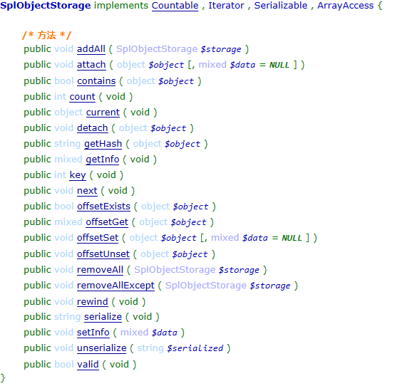 PHP SplObjectStorageʹʵ