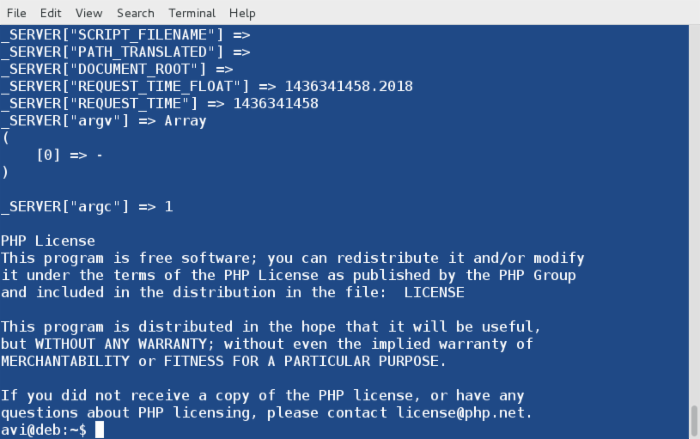 ͨLinuxʹúPHPű