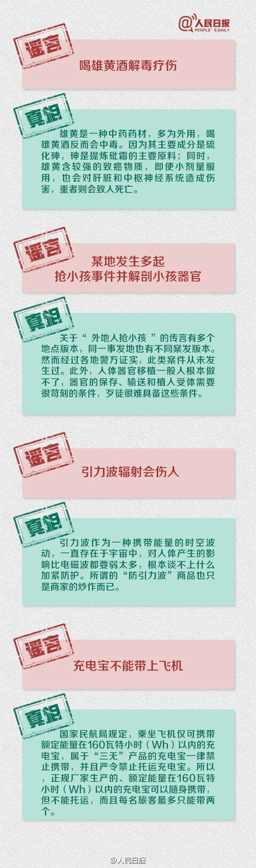 2016谣言大汇总 看看你信了几个？