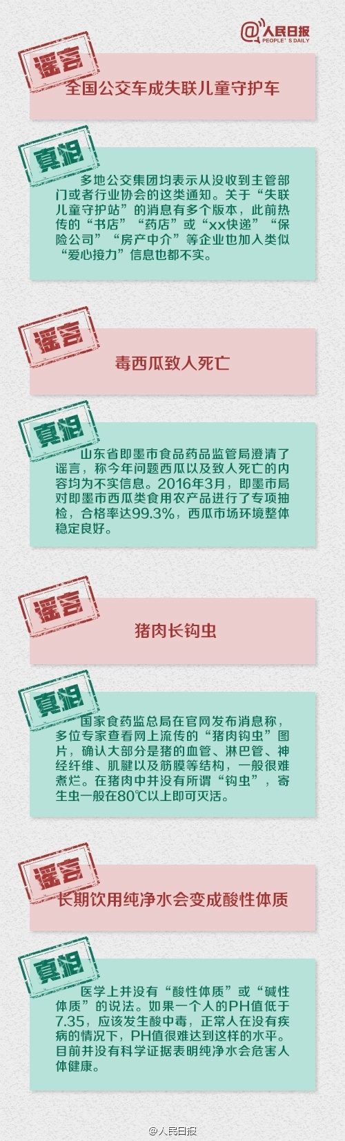 2016谣言大汇总 看看你信了几个？