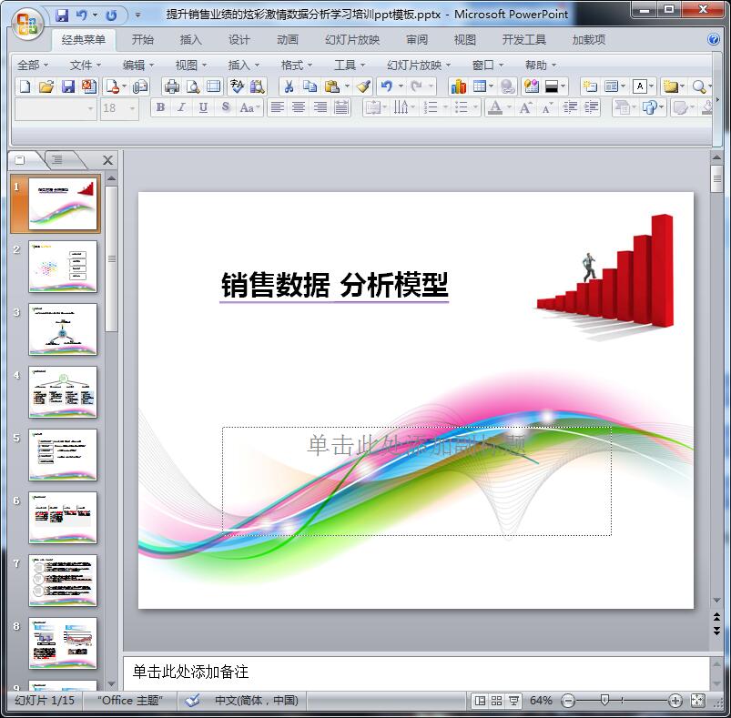 提升销售业绩数据分析学习培训ppt模板