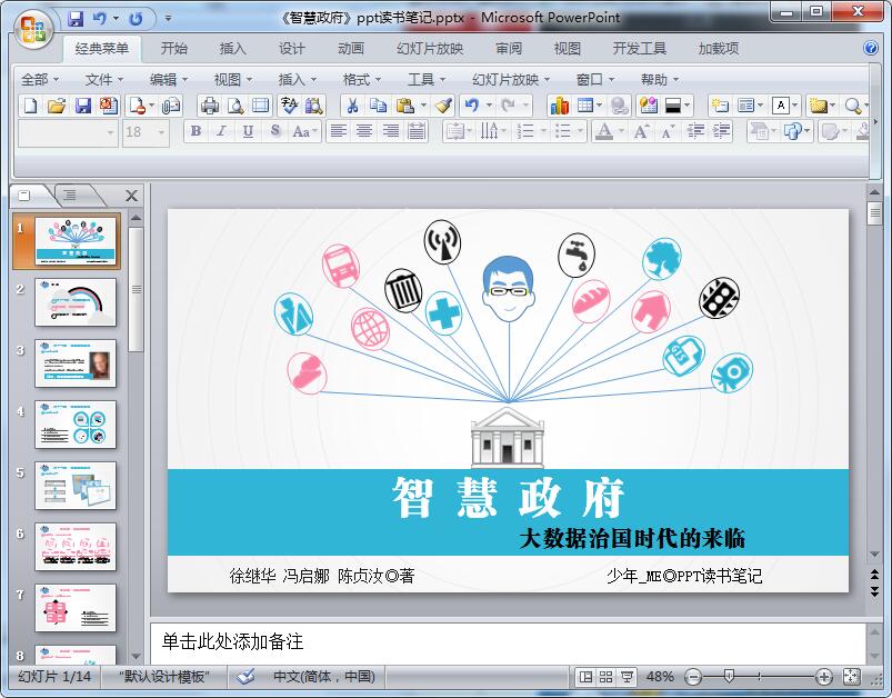 《智慧政府》ppt读书笔记