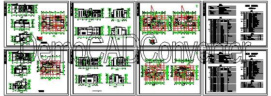 二套豪华型别墅建筑图