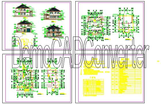 全套别墅施工图（二）