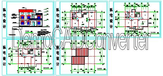 别墅建筑平面图