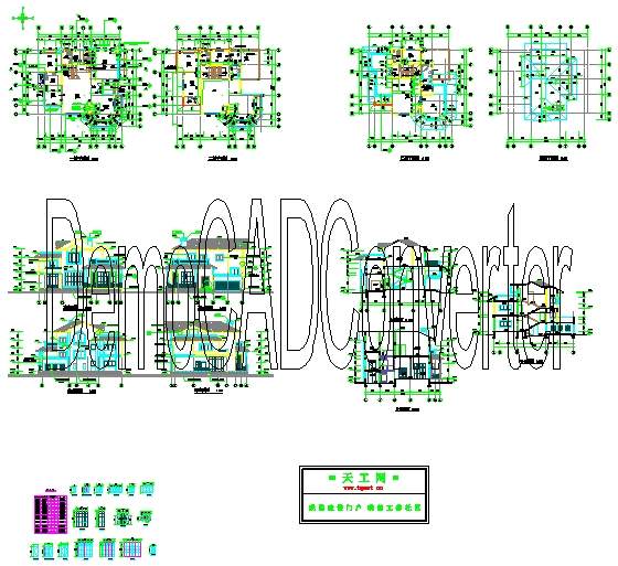 别墅设计（九）CAD图纸