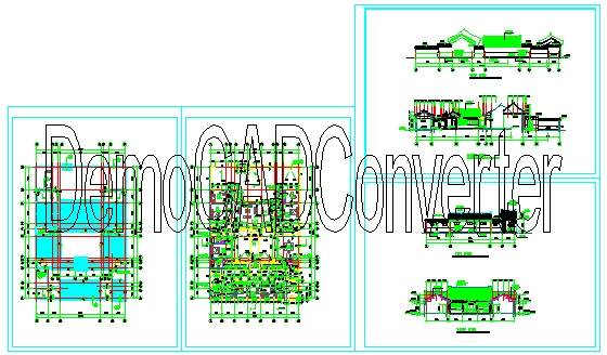 四合院住宅方案CAD图纸