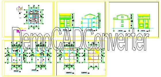 某别墅建筑结构施工图