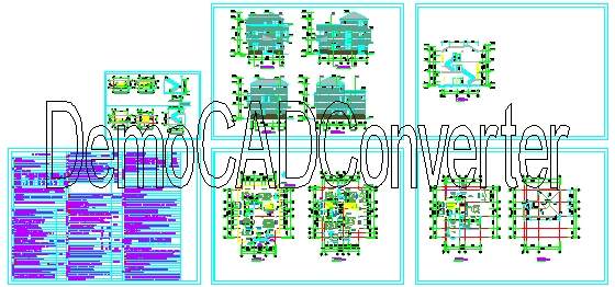 某花园别墅建筑施工图