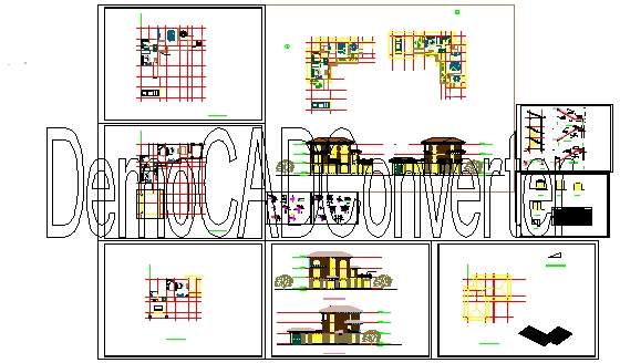 私人别墅建筑施工图