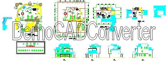 苏州江枫园别墅CAD图纸