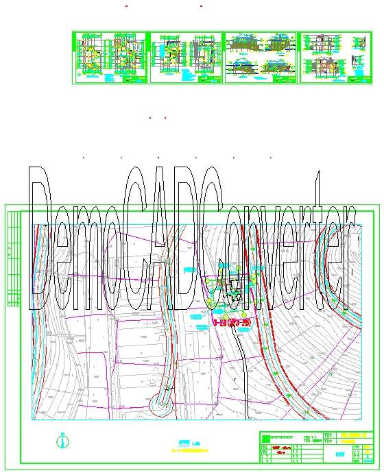 香格里拉千万级别墅建筑全套CAD图纸