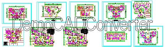 住宅楼平面CAD施工图