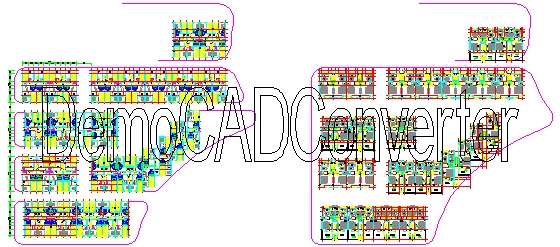 住宅楼户型设计CAD参考图纸图集（4）