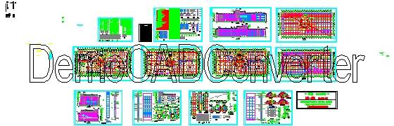 全套办公楼建筑施工图带效果图