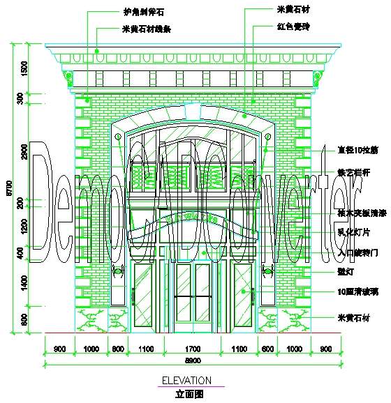 化妆品店、珠宝店、工艺品店实套、工艺品店门面实套装修施工图纸、详图10套